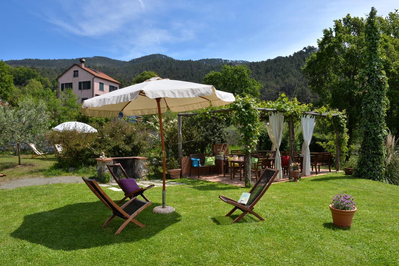 Il Laghello Wood House Framura Exterior photo